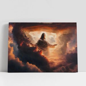 Christian Canvas Wall Art, Jesus Christ Close…