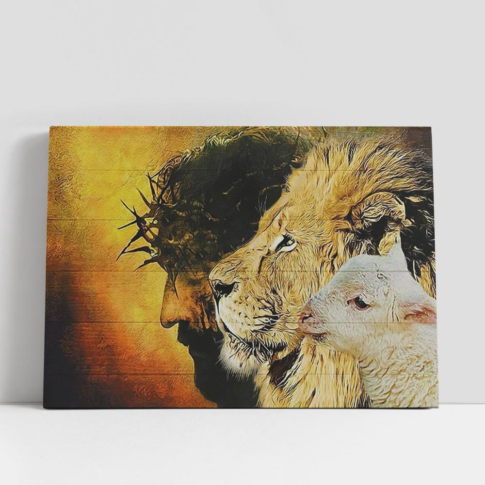 Christian Canvas Wall Art, Jesus Christ Lion Of Judah Canvas Art, Lion Canvas Wall Decor, Christian Gifts Scripture Canvas, Christian Canvas Art Christian Canvas Wall Art, Jesus Christ Lion Of Judah Canvas Art, Lion Canvas Wall Decor, Christian Gifts Scripture Canvas, Christian Canvas Art