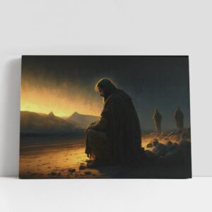 Christian Canvas Wall Art, Jesus Christ Portrait…