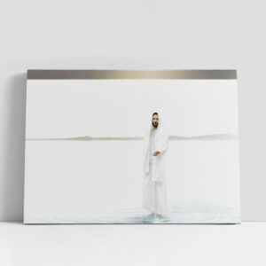 Christian Canvas Wall Art, Jesus Christ Walks…
