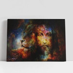 Christian Canvas Wall Art, Jesus Christ With…