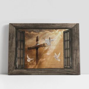 Christian Canvas Wall Art, Jesus Heaven’s Light…