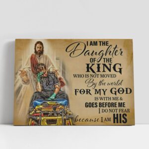 Christian Canvas Wall Art, Jesus I Am…