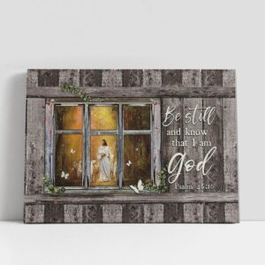 Christian Canvas Wall Art, Jesus In The…
