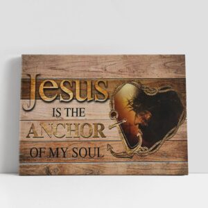 Christian Canvas Wall Art, Jesus Is The…