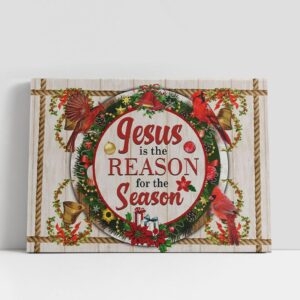 Christian Canvas Wall Art, Jesus Is The…