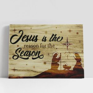 Christian Canvas Wall Art, Jesus Is The…