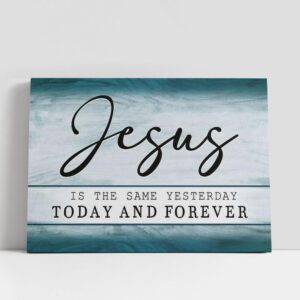 Christian Canvas Wall Art, Jesus Is The…