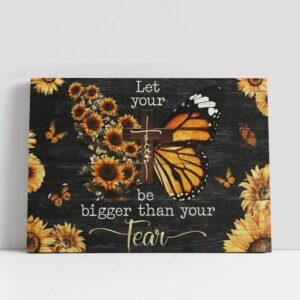 Christian Canvas Wall Art, Jesus Let Your…