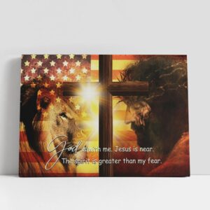 Christian Canvas Wall Art, Jesus Lion King…