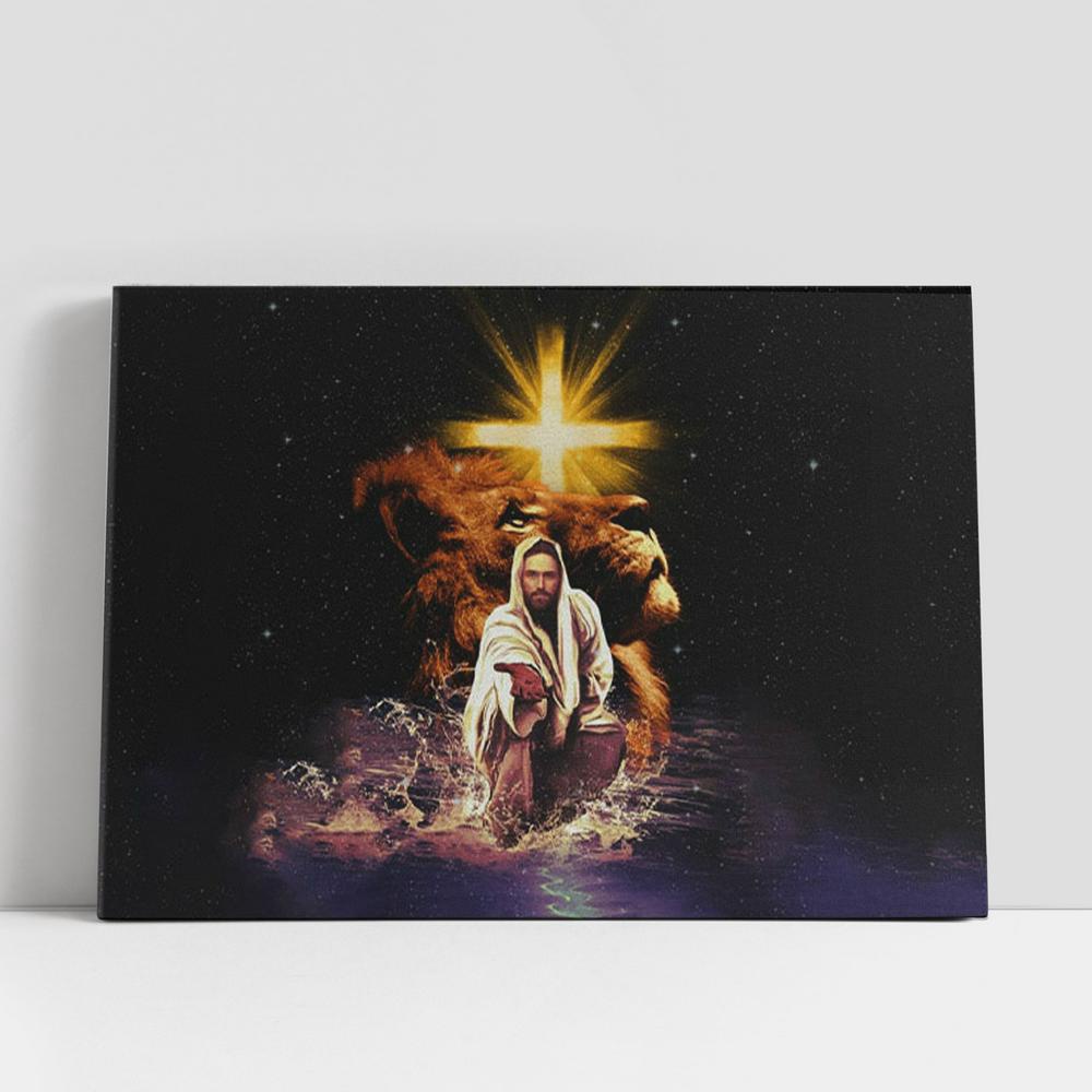 Christian Canvas Wall Art, Jesus Reaching Out His Hand Canvas Wall Art, Jesus Lion Of Judah Pictures, Christian Canvas Art Christian Canvas Wall Art, Jesus Reaching Out His Hand Canvas Wall Art, Jesus Lion Of Judah Pictures, Christian Canvas Art