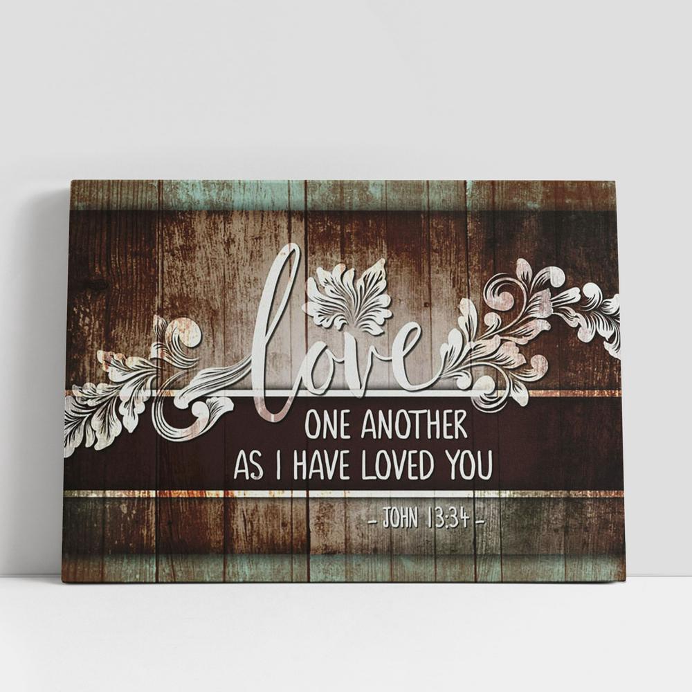 Christian Canvas Wall Art, John 1334 Love One Another Canvas Art, Scripture Canvas Prints, Christian Canvas Art Christian Canvas Wall Art, John 1334 Love One Another Canvas Art, Scripture Canvas Prints, Christian Canvas Art