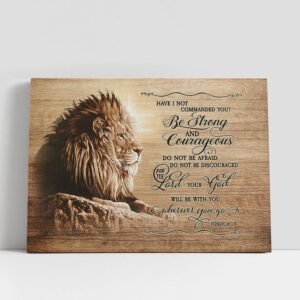 Christian Canvas Wall Art, Joshua 9 Be…
