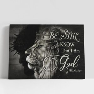 Christian Canvas Wall Art, King Of Kings…
