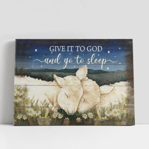 Christian Canvas Wall Art, Lamb Of God…