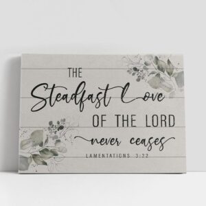 Christian Canvas Wall Art, Lamentations 322 The…