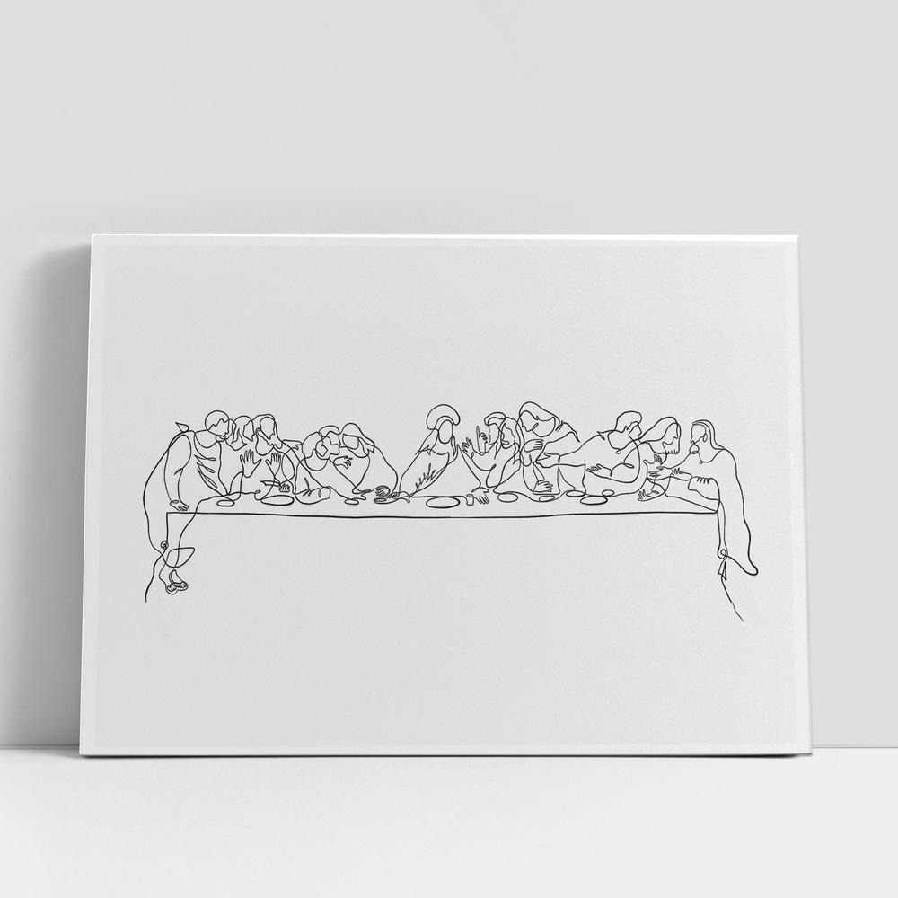 Christian Canvas Wall Art, Last Supper Canvas Wall Art 3, Jesus Canvas, Christian Gifts Wall Art, Jesus Wall Decor