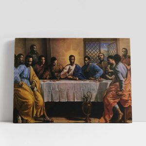 Christian Canvas Wall Art, Last Supper Canvas…