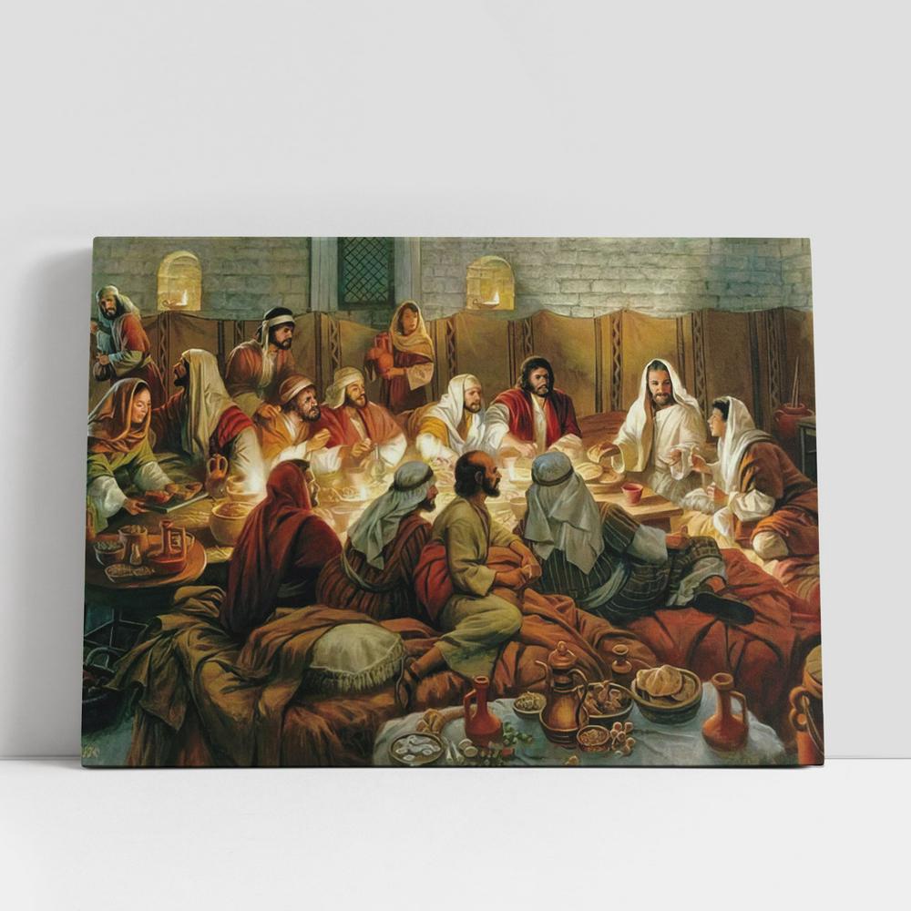 Christian Canvas Wall Art, Last Supper Canvas Wall Art 6, Jesus Canvas, Christian Gifts Wall Art, Jesus Wall Decor