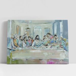 Christian Canvas Wall Art, Last Supper Canvas…