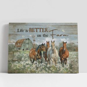 Christian Canvas Wall Art, Life Is Better…
