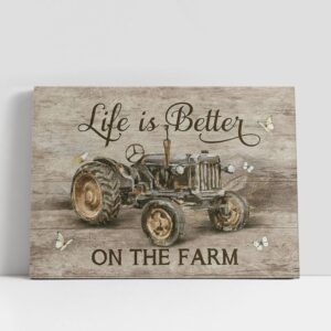 Christian Canvas Wall Art, Life Is Better…