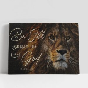 Christian Canvas Wall Art, Lion Of Judah,…