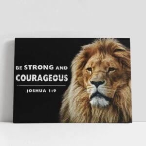Christian Canvas Wall Art, Lion Of Judah…