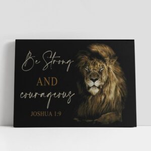 Christian Canvas Wall Art, Lion Of Judah…