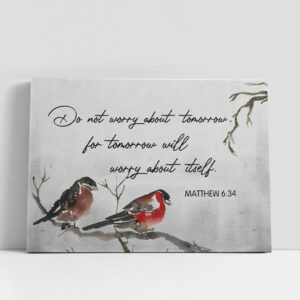 Christian Canvas Wall Art, Matthew 634 Do…