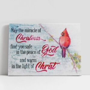 Christian Canvas Wall Art, May The Miracle…
