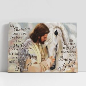 Christian Canvas Wall Art, My Chains Are…