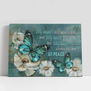Christian Canvas Wall Art, My Mind Still…