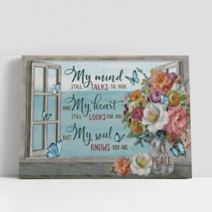 Christian Canvas Wall Art, My Mind Still…