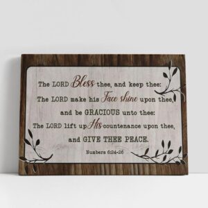 Christian Canvas Wall Art, Numbers 624-26 The…