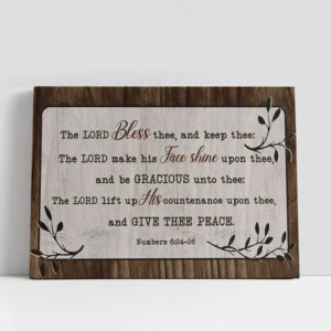 Christian Canvas Wall Art, Numbers 624-26 The…