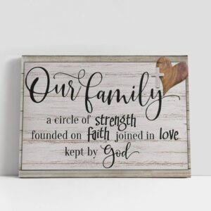 Christian Canvas Wall Art, Our Family A…
