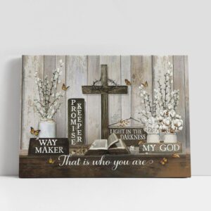 Christian Canvas Wall Art, Pray To Jesus…