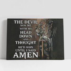Christian Canvas Wall Art, Prayer Warrior &…