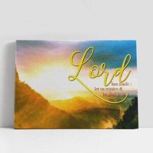 Christian Canvas Wall Art, Psalm 11824 This…
