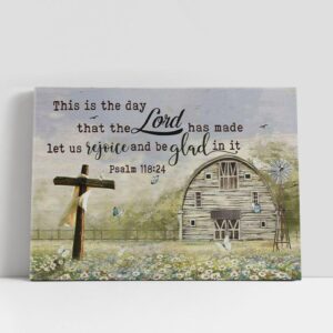 Christian Canvas Wall Art, Psalm 11824 This…