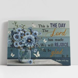 Christian Canvas Wall Art, Psalm 11824 This…