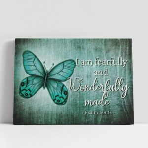 Christian Canvas Wall Art, Psalm 13914 I…