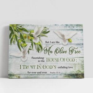 Christian Canvas Wall Art, Psalm 528 I…