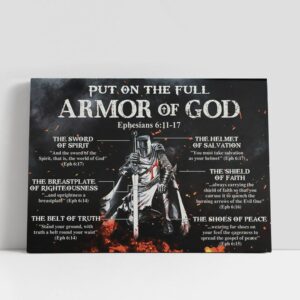 Christian Canvas Wall Art, Put On The…