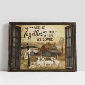 Christian Canvas Wall Art, Sheeps And So…