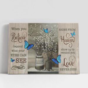 Christian Canvas Wall Art, Signs From Heaven…