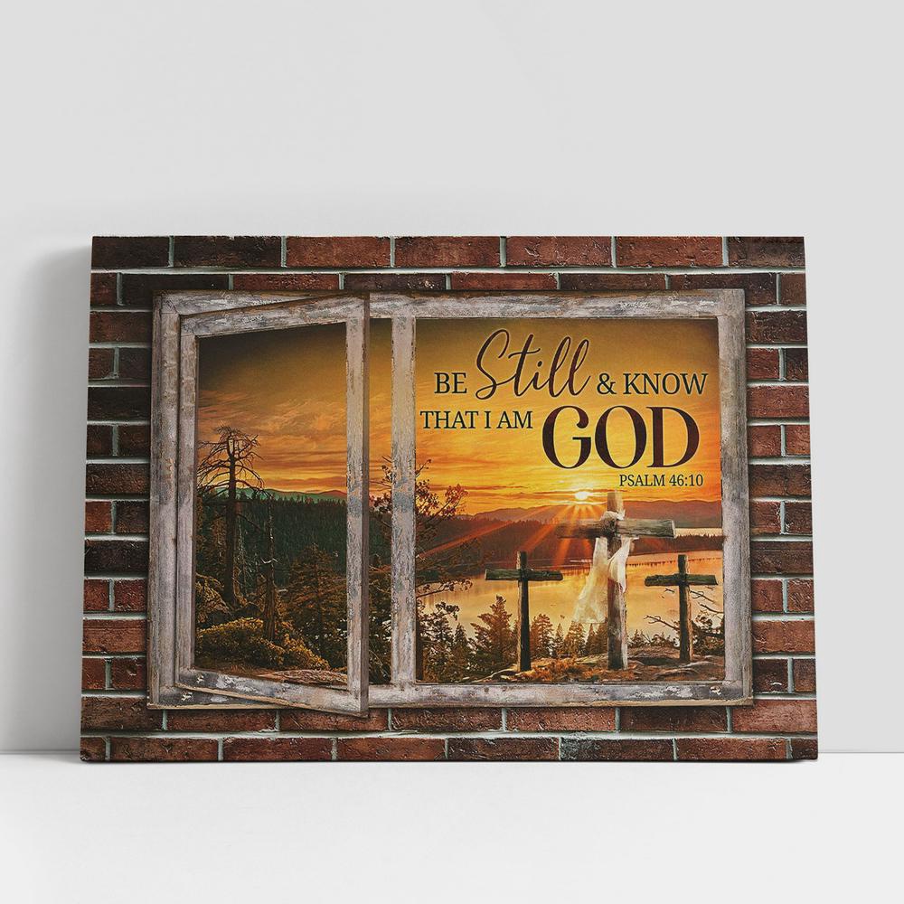 Christian Canvas Wall Art, Sunset Be Still And Know That I Am God Canvas Art, Christian Canvas Art Christian Canvas Wall Art, Sunset Be Still And Know That I Am God Canvas Art, Christian Canvas Art
