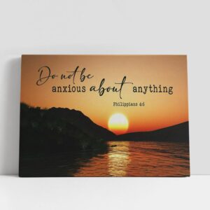 Christian Canvas Wall Art, Sunset Philippians 46…