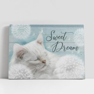 Christian Canvas Wall Art, Sweet Dream Dandelion…